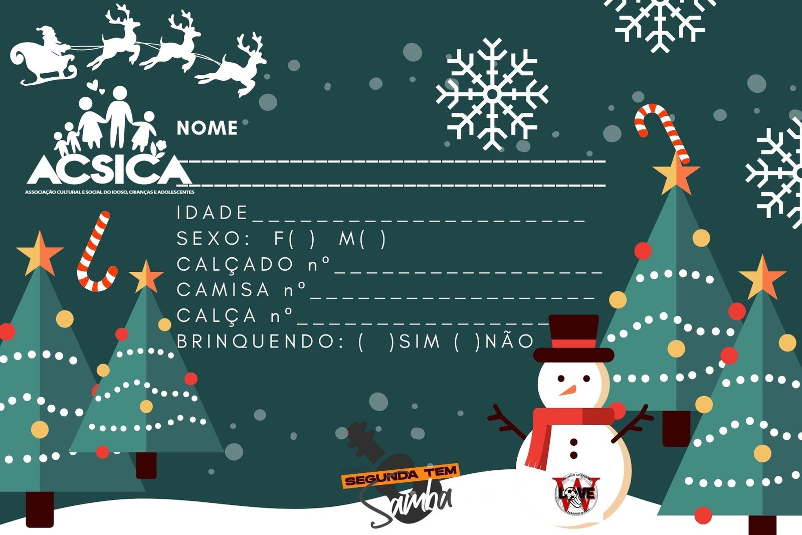 Natal + Feliz ACSICA 2026